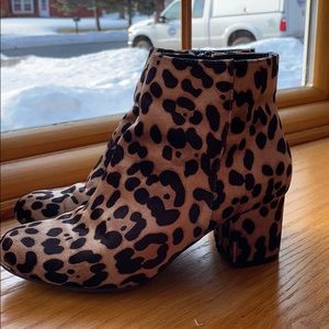 Leopard Ankle Booties